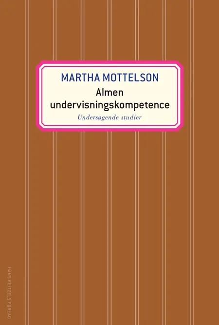 Almen undervisningskompetence af Martha Mottelson