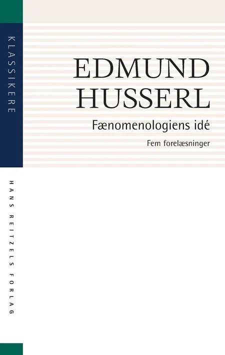 Fænomenologiens idé af Edmund Husserl
