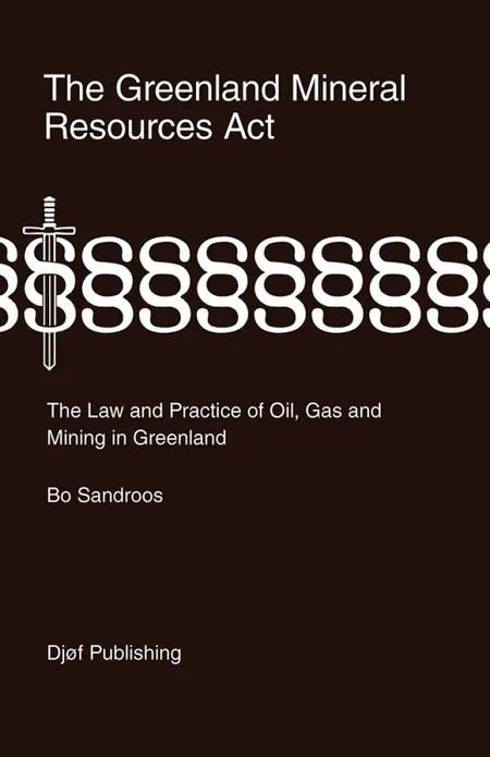 The Greenland mineral resources act af Bo Sandroos