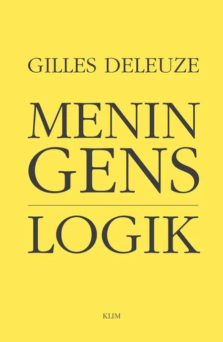 Meningens logik af Gilles Deleuze