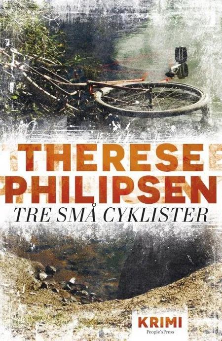 Tre små cyklister af Therese Philipsen
