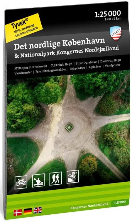 Det nordlige København & Nationalpark Kongernes Nordsjælland 1:25 000 af Calazo Förlag