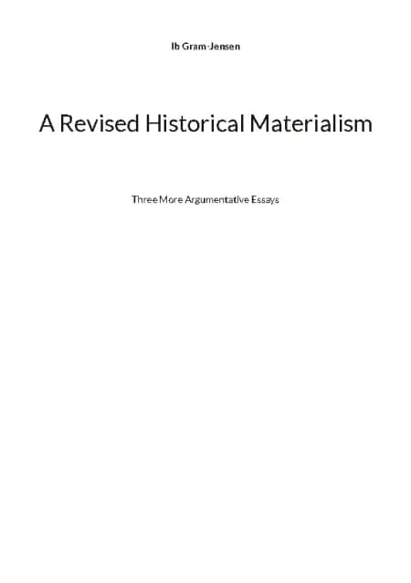 A Revised Historical Materialism af Ib Gram-Jensen