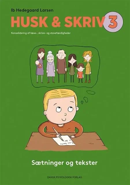 HUSK & SKRIV 3 * PAKKET A 5 STK. * af Ib Hedegaard Larsen