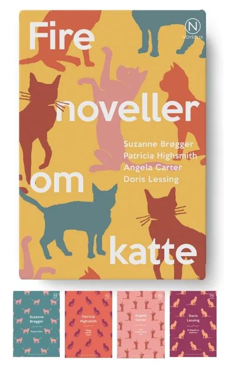 Gaveæske med fire noveller om katte af Suzanne Brøgger