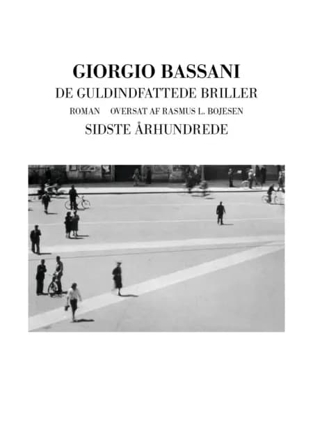 De guldindfattede briller af Giorgio Bassani