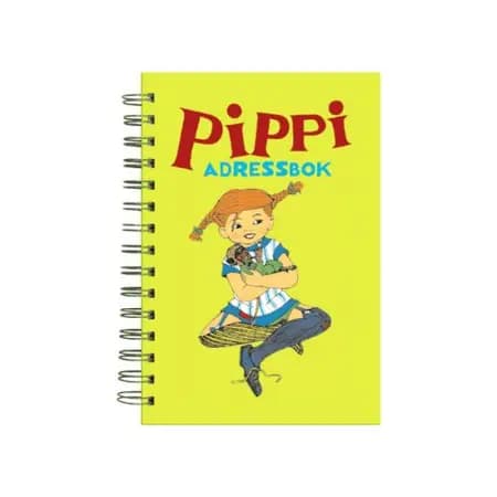 Pippi Adressbok - Telefonbok - Pippi Adressebog - Telefonbog af Hjelm Förlag
