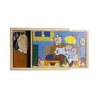 Alfons 4 træpuslespil i trææske af Hjelm Förlag