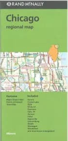 Chicago & Vicinity, Rand McNally Regional Map af Rand McNally