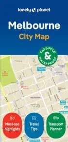 Lonely Planet Melbourne City Map - Lonely Planet