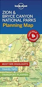 Lonely Planet Planning Map: Zion & Bryce Canyon National Parks
