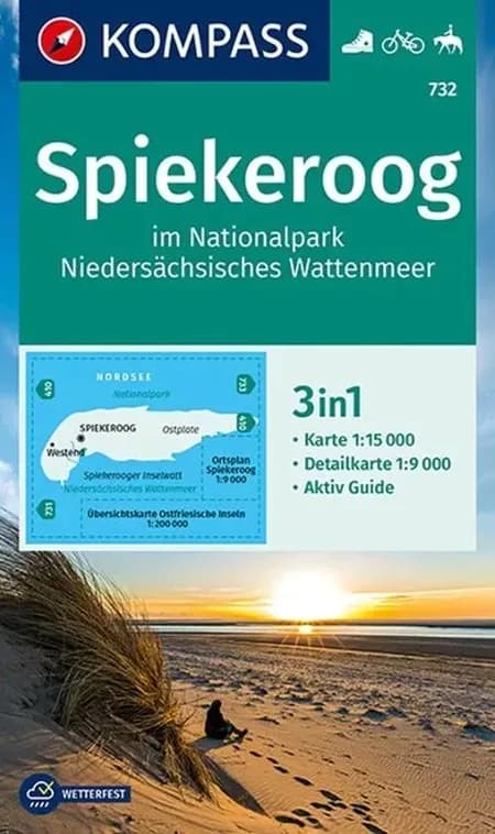 Spiekeroog im Nationalpark NIedersächsisches Wattenmeer af Mair-Dumont/Kompass