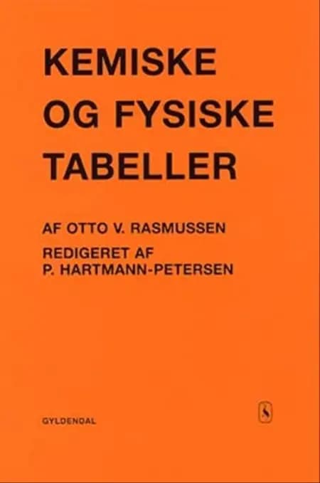 Kemiske og fysiske tabeller af Otto V. Rasmussen