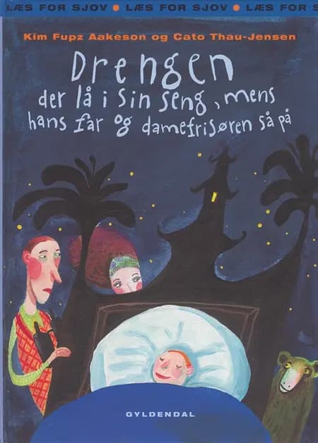 Drengen der lå i sin seng, mens hans far og damefrisøren så på af Kim Fupz Aakeson