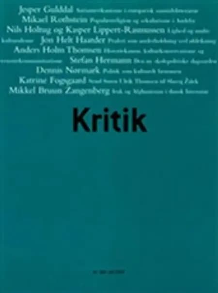 Kritik, 40. årgang, nr. 184 af Frederik Stjernfelt
