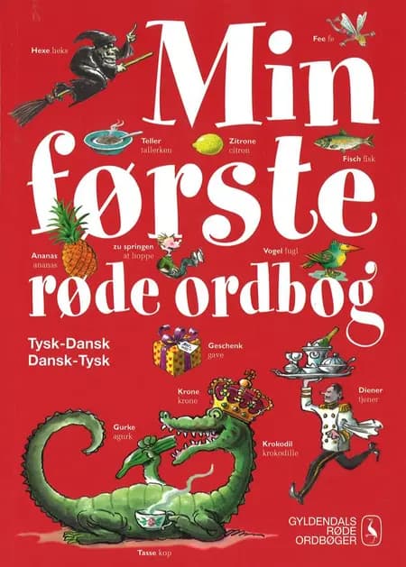 Min første røde ordbog - tysk-dansk, dansk-tysk af Gyldendal Ordbogsredaktion