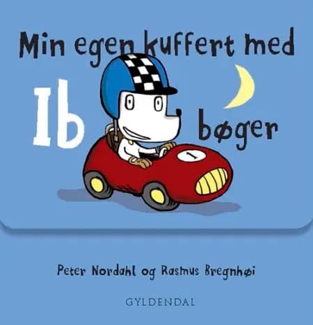 Min egen kuffert med Ib bøger af Peter Nordahl