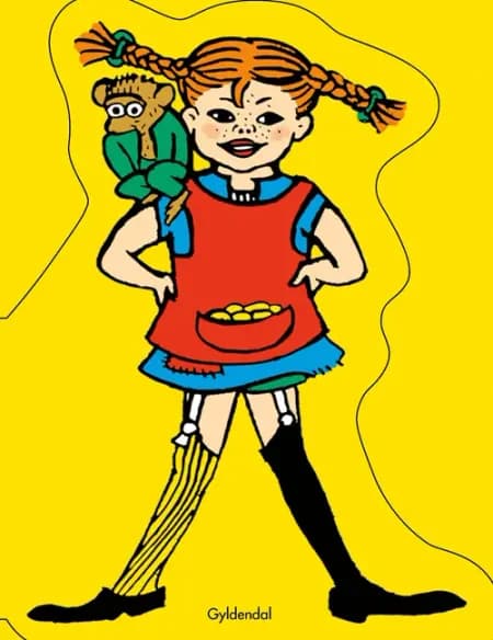 Pippi Langstrømpe. Figurbog af Astrid Lindgren