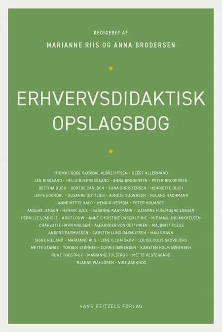 Erhvervsdidaktisk opslagsbog af Anders Rasmussen