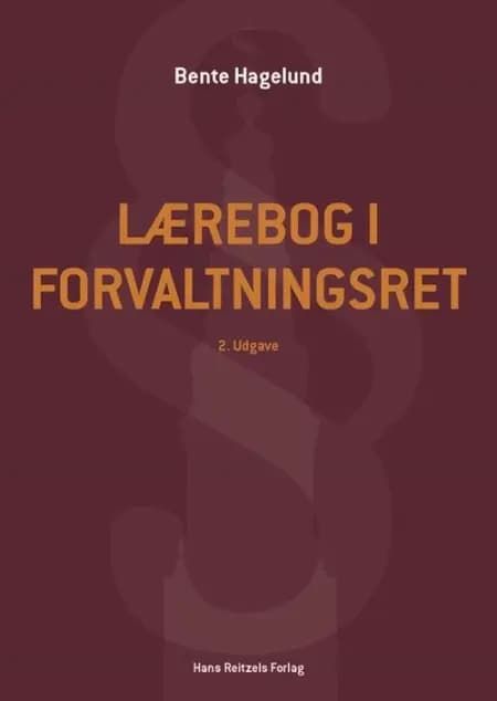 Lærebog i forvaltningsret af Bente Hagelund