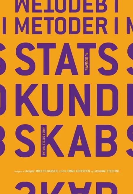 Metoder i statskundskab af Peter Dahler-Larsen