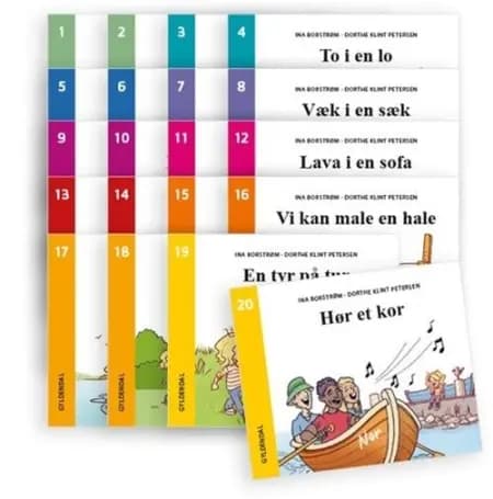 LØFT 2. Sampak 20 små bøger af Dorthe Klint Petersen