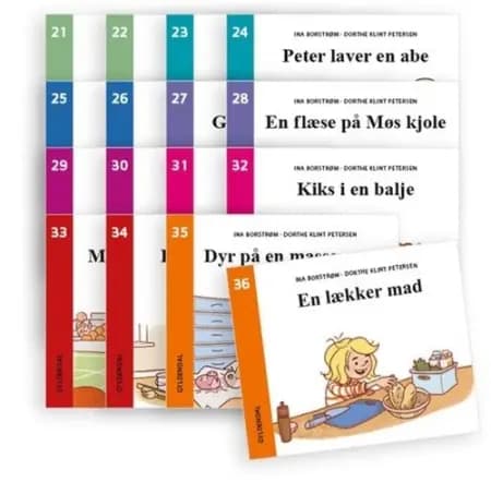 LØFT 3. Sampak 16 små bøger af Dorthe Klint Petersen