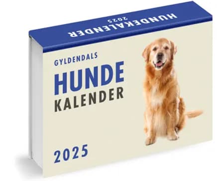 Hundekalender 2025 af Gyldendal