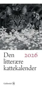 Den litterære kattekalender 2026 af Gyldendal Leksikon