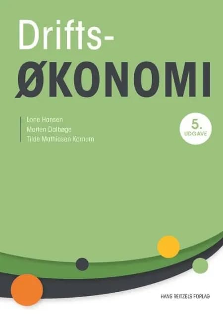 Driftsøkonomi af Lone Hansen