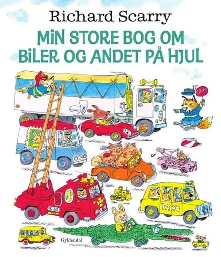 Min store bog om biler og andet på hjul af Richard Scarry