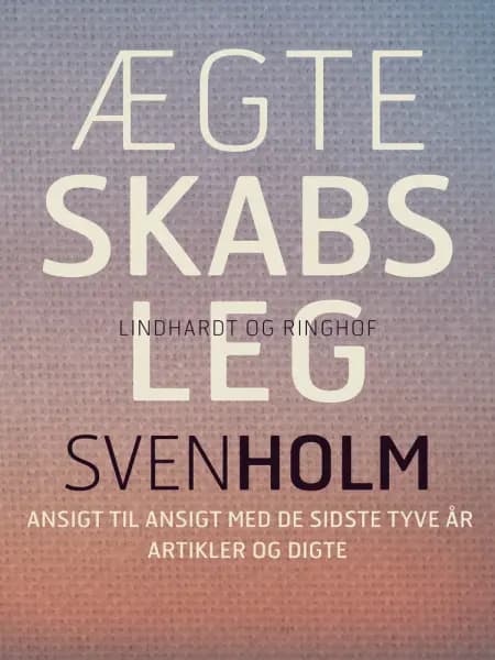 Ægteskabsleg af Sven Holm