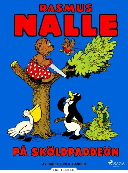 Rasmus Nalle på Sköldpaddeön af Vilhelm Hansen