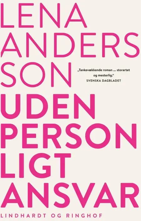 Uden personligt ansvar af Lena Andersson