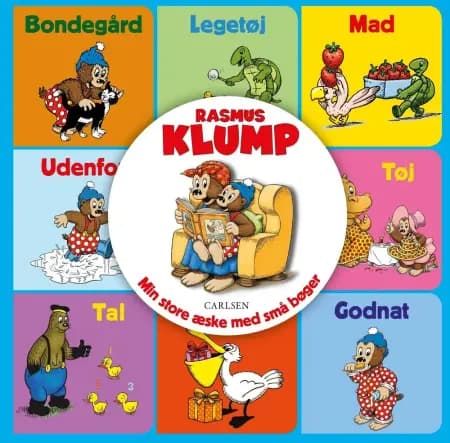 Rasmus Klump - Min store æske med små bøger af Vilhelm Hansen