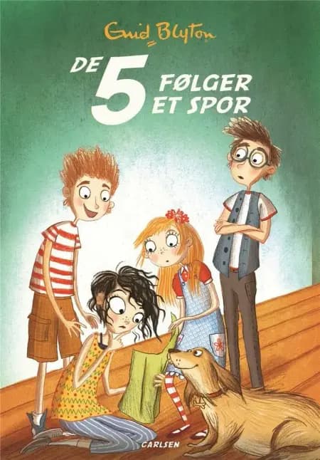 De Fem følger et spor af Enid Blyton