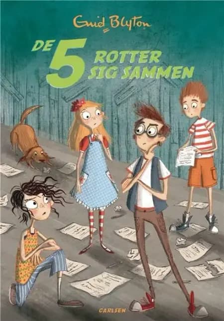 De 5 (21) - De 5 rotter sig sammen af Enid Blyton