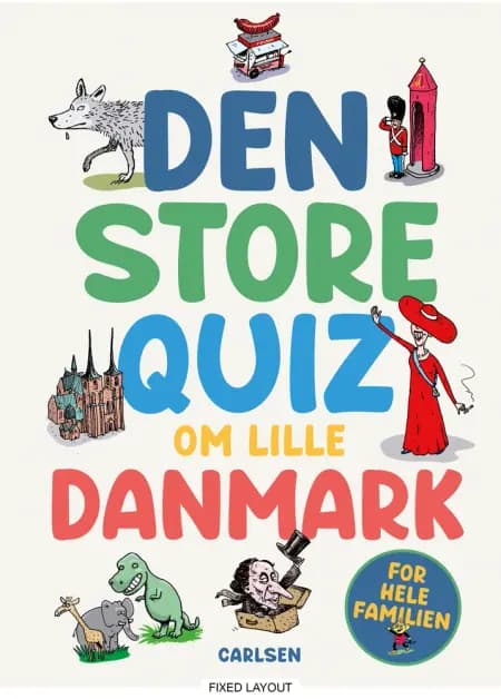 Den store quiz om lille Danmark af Ukendt