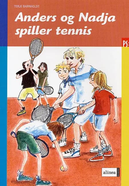 Anders og Nadja spiller tennis af Terje Barnholdt