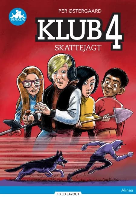 Klub 4 - Skattejagt, Blå Læseklub af Per Østergaard