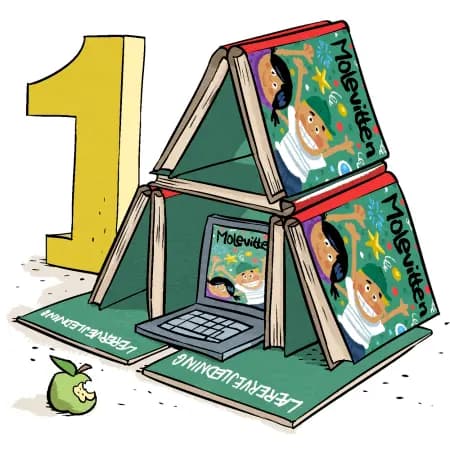 Molevitten, Min læsebog 2, 1. kl. af Pernille Frost