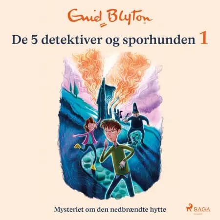 Mysteriet om den nedbrændte hytte af Enid Blyton