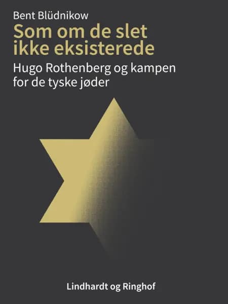 Som om de slet ikke eksisterede. Hugo Rothenberg og kampen for de tyske jøder af Bent Blüdnikow