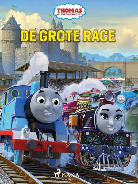Thomas de Stoomlocomotief - De grote race af Mattel