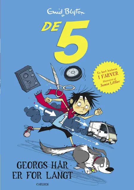 De 5 - Georgs hår er for langt (illustreret) af Enid Blyton