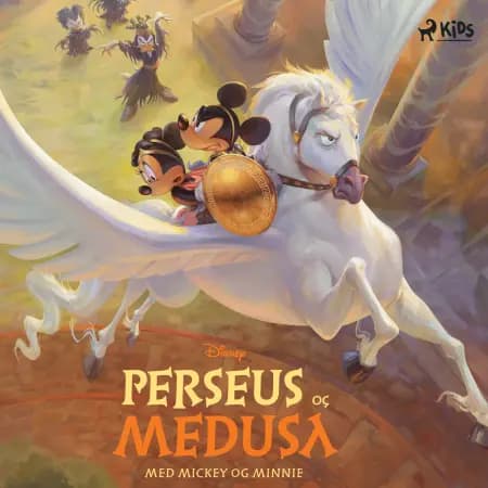 Disney Perseus og Medusa med Mickey og Minnie af Disney