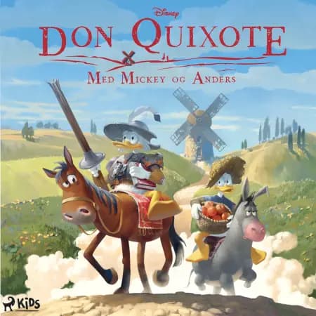 Don Quixote med Mickey og Anders af Disney