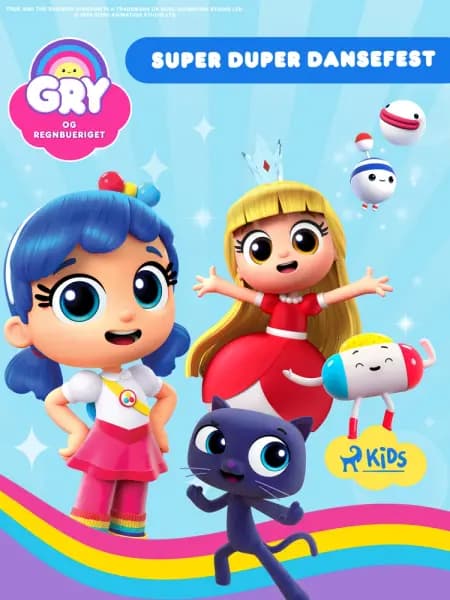 Gry og Regnbueriget: Super duper dansefest af Guru Studio
