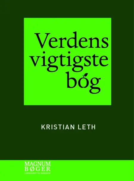 Verdens vigtigste bog af Kristian Leth
