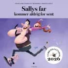 Sallys far kommer aldrig for sent - Familiekalender 2026 af Thomas Brunstrøm